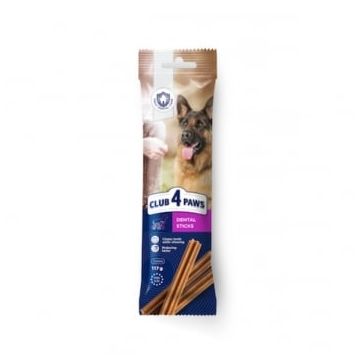 CLUB 4 PAWS Premium Dental Stick, recompense câini, Batoane, sensibilități dentare, Pui, 117g