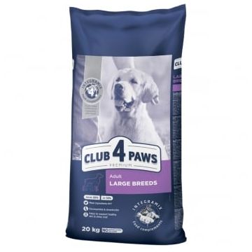 CLUB 4 PAWS Premium, L-XL, Pui, hrană uscată câini, 20kg