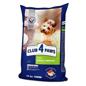 CLUB 4 PAWS Premium, XS-S, Pui, hrană uscată câini, 14kg