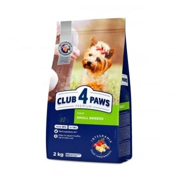 CLUB 4 PAWS Premium, XS-S, Pui, hrană uscată câini, 2kg