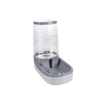 DISPENSER AUTOMAT APA PENTRU CAINI SI PISICI, FRED, GRI/ALB 30,5x17x31CM / 3,5L