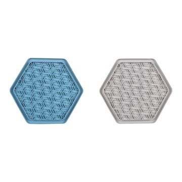 Hranitor Interactiv Lick Pad Jelly Blue/ Grey 24x21 CM