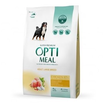 OPTIMEAL Adult, L-XL, Pui, hrană uscată câini, 4kg