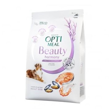 OPTIMEAL Beauty Harmony, XS-XL, Fructe de Mare, hrană uscată câini, sistem nervos & calmante, 1.5kg