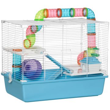 PawHut cusca mare pentru hamsteri, din otel, 59x36x47cm | AOSOM RO ieftina