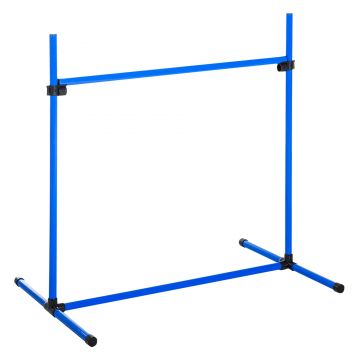 PawHut set din 4 obstacole pentru caini reglabile pe inaltime, 99x71x95, albastru