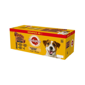 PEDIGREE Adult Hrana umeda caini adulti, mix arome 40x100 g PEDIGREE Adult Hrana umeda caini adulti, mix arome 40x100 g