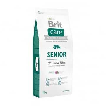 BRIT Care Senior S-XL, Miel cu Orez, hrană uscată câini senior, 12kg