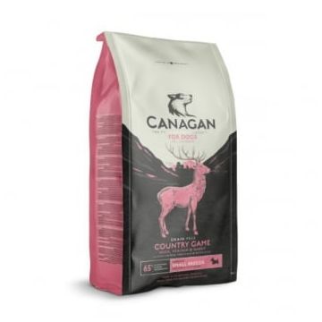 CANAGAN Country Game, XS-XL, Vânat, hrană uscată fără cereale câini junior & adult, 2kg