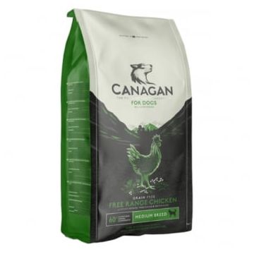 CANAGAN Free Range Chicken, XS-XL, Pui, hrană uscată fără cereale câini junior & adult, 2kg