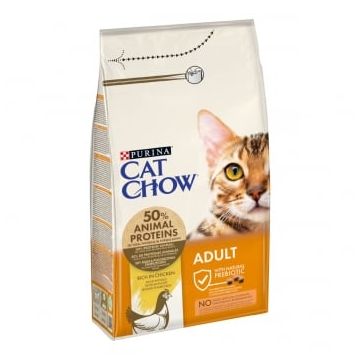 PURINA Cat Chow Adult, Pui, hrană uscată pentru pisici, 1.5kg