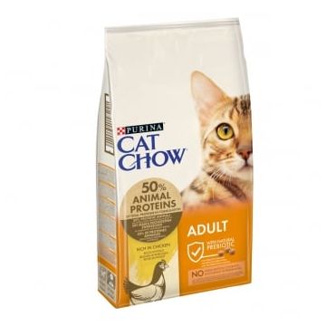 PURINA Cat Chow Adult, Pui, hrană uscată pentru pisici, 15kg