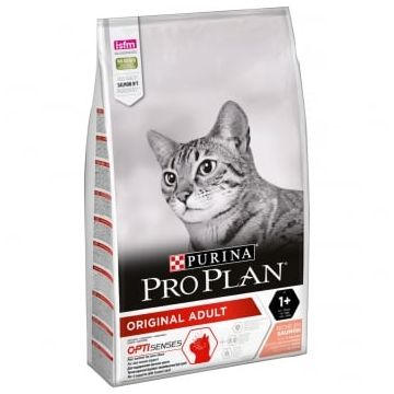 PURINA Pro Plan Original OptiSenses Adult, Somon, hrană uscată pisici, 10kg