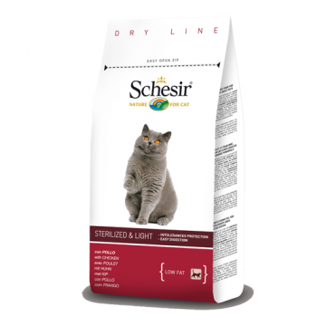 Schesir Cat pentru Pisici Sterilizate si Supraponderale 400 g