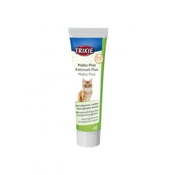 Trixie Pasta de Malt cu Imunoglobuline, Anti-Hairball, 100 g