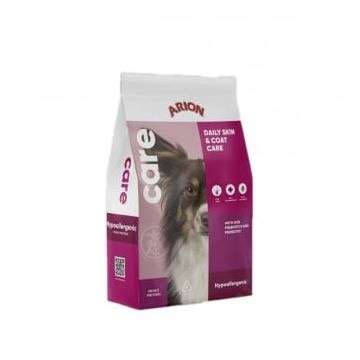 ARION Care Hypoallergenic, Somon, hrană uscată câini, sensibilități digestive, piele și blană, 12kg