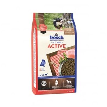 BOSCH Active, Pui, hrană uscată câini activi, 15kg