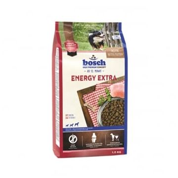 BOSCH Energy Extra, Pui, hrană uscată câini activi, 15kg