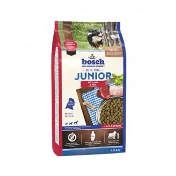 BOSCH Junior, Miel cu Orez, hrană uscată câini junior, 15kg