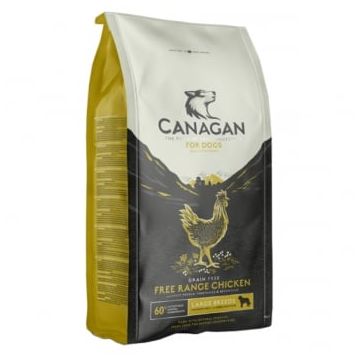 CANAGAN Large Breed, L-XL, Pui, hrană uscată fără cereale câini junior & adult, 12kg