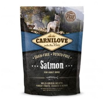 CARNILOVE Adult S-XL, Somon, hrană uscată fără cereale câini, 1.5kg
