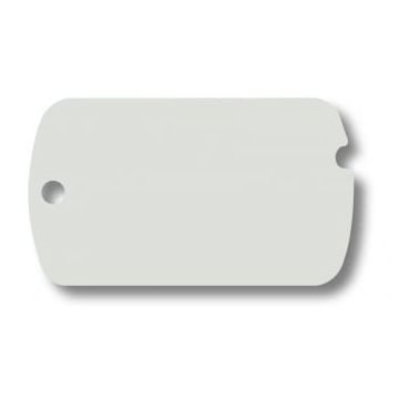 Medalion Imarc Aluminiu Military, Cromat - Gravare Gratuita