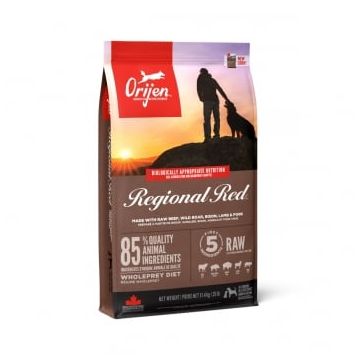 ORIJEN Regional Red, hrană uscată fără cereale câini, 11.4kg