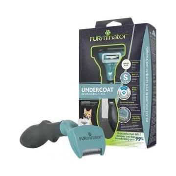 Perie Furminator S pentru Pisici cu Par Scurt