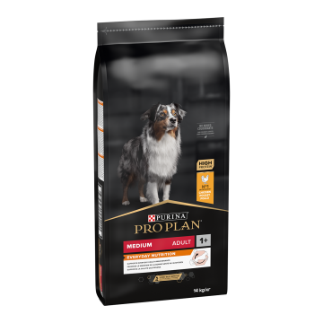 PURINA Pro Plan Adult M, Pui, hrană uscată câini, 14kg