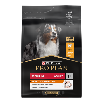 PURINA Pro Plan Adult M, Pui, hrană uscată câini, 3kg