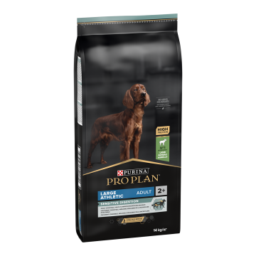 PURINA Pro Plan Athletic Adult L Sensitive Digestion, Miel, hrană uscată câini, sensibilități digestive, 14kg