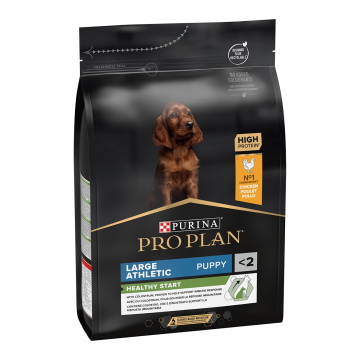 PURINA Pro Plan Athletic Puppy L, Pui, hrană uscată câini junior, constituție atletică, 3kg