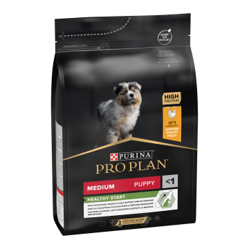 PURINA Pro Plan Puppy M, Pui, hrană uscată câini junior, 3kg