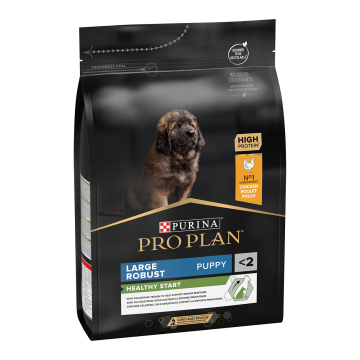 PURINA Pro Plan Robust Puppy L, Pui, hrană uscată câini junior, constituție robustă, 3kg