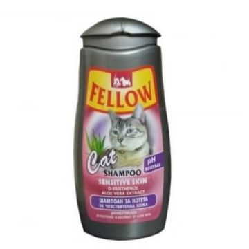 Sampon pentru pisici, Fellow, Sensitive Skin, 250 ml