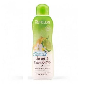 Balsam TropiClean cu Lime si Unt de Cacao, 355 ml