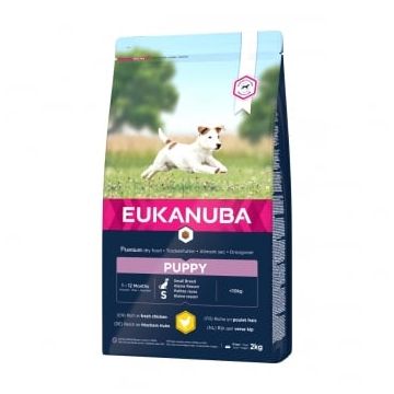 EUKANUBA Basic Puppy S, Pui, hrană uscată câini junior, 2kg