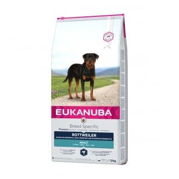EUKANUBA Breed Specific Adult Rottweiler, Pui, hrană uscată câini, 12kg