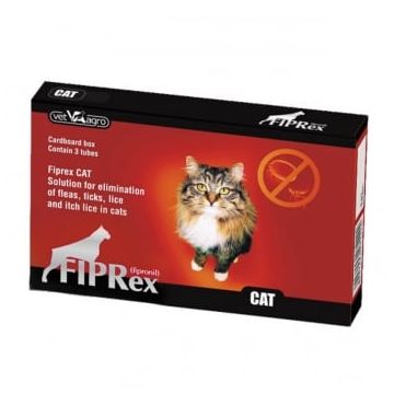 FIPREX, deparazitare externă pisici, pipetă repelentă, 3buc