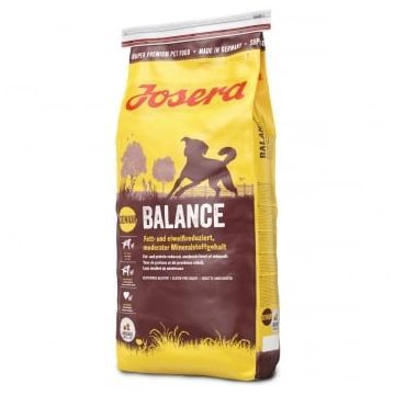 JOSERA Balance, XS-XL, Pasăre, hrană uscată câini senior, obezitate, 15kg