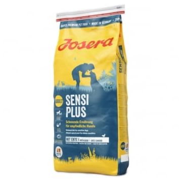 JOSERA Sensi Plus, XS-XL, Rață și Somon, hrană uscată câini, obezitate, piele & blană, 15kg