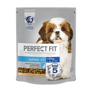 PERFECT FIT Dog Junior Small, Pui, hrană uscată câini junior, 825g