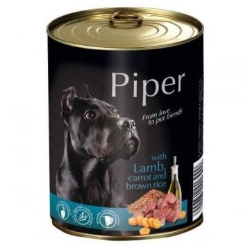 Piper Adult cu Carne de Miel, Morcovi si Orez Brun, 400 g
