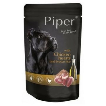 Piper Adult cu Inimi de Pui si Orez Brun, 150 g