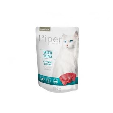 Piper Cat Adult Sterilizat cu Ton, 100 g