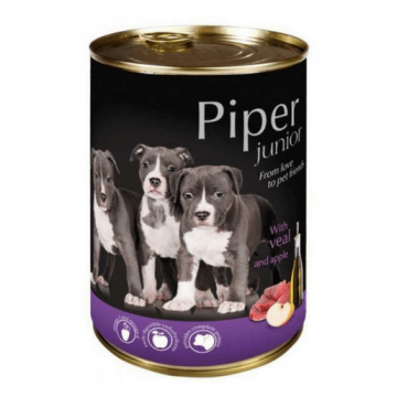 Piper Junior cu Carne de Vitel si Mere, 400 g