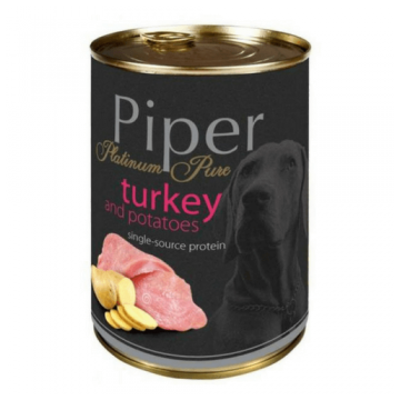 Piper Pure cu Carne de Curcan si Cartofi, 400 g