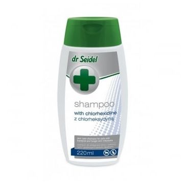 Sampon Pentru Caini Dr. Seidel Cu Clorhexidina 3%, 220 ml