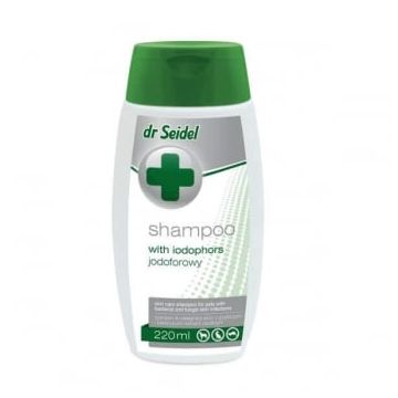 Sampon Pentru Caini Dr. Seidel Cu Iodofor, 220 ml