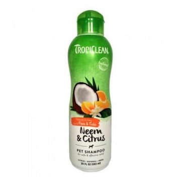 Sampon TropiClean cu Neem si Citrice, 592 ml